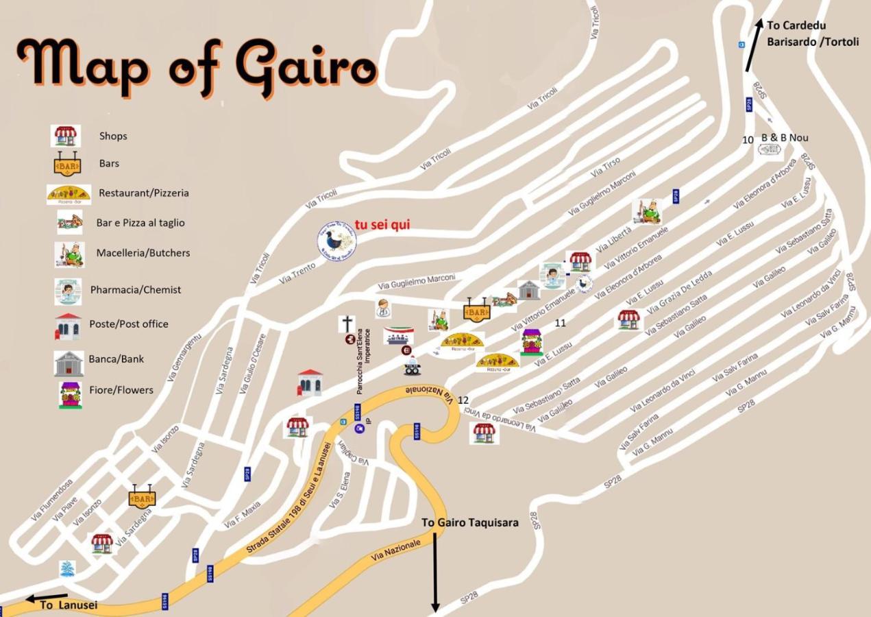 Pagu Pagu De Paradisu - A Little Bit Of Paradise Gairo Sant'Elena 외부 사진